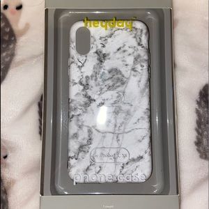 heyday white marble phone case iphone x\xs